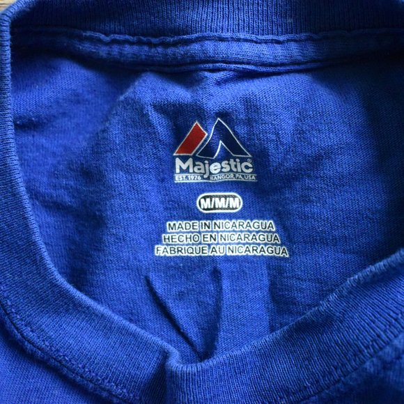 Chicago Cubs Wrigley Field royal blue t-shirt size medium 100% cotton - Picture 4 of 4